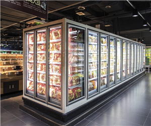廣東深圳玻璃門(mén)超市冷柜案例