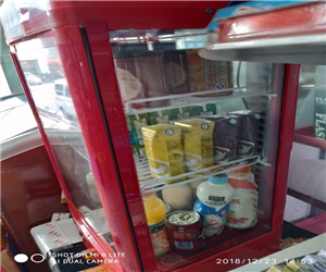 青島便利店加熱柜案例（手動調(diào)節(jié)溫度）