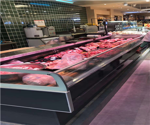 南昌某超市生鮮區(qū)冷鮮肉柜案例