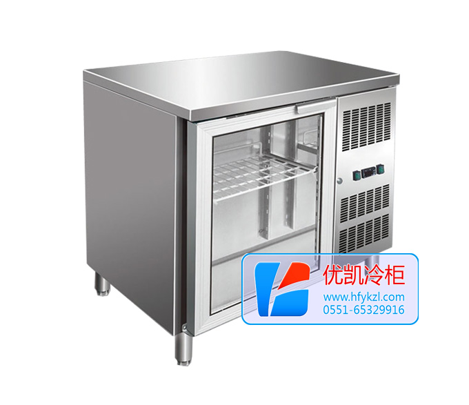 單玻璃門保鮮冷藏工作臺(tái) 