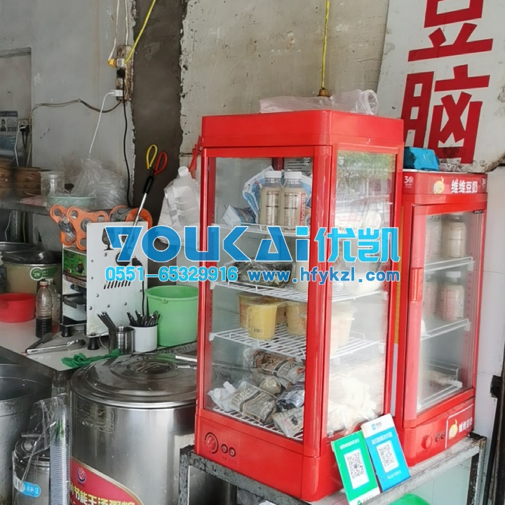 保定學(xué)生牛奶加熱柜案例