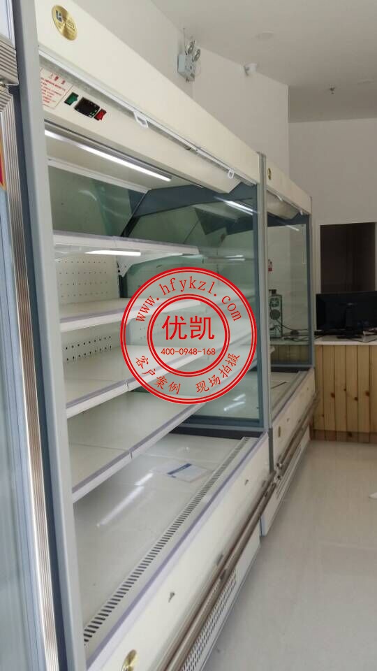 蕪湖水果風(fēng)幕柜案例