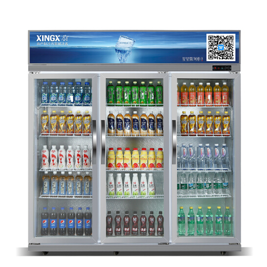 星星三門(mén)飲料柜
