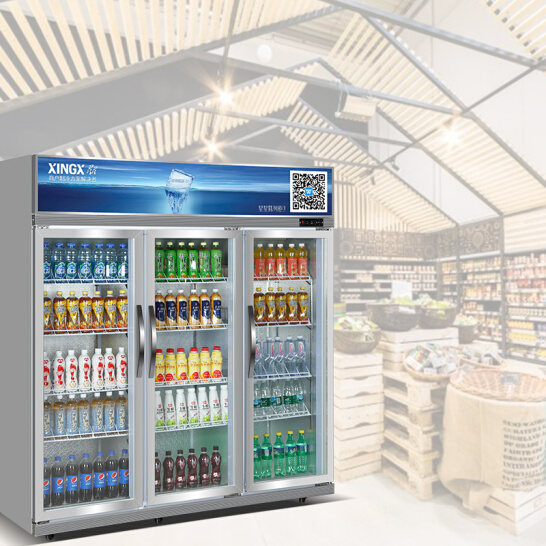 星星三門(mén)飲料柜