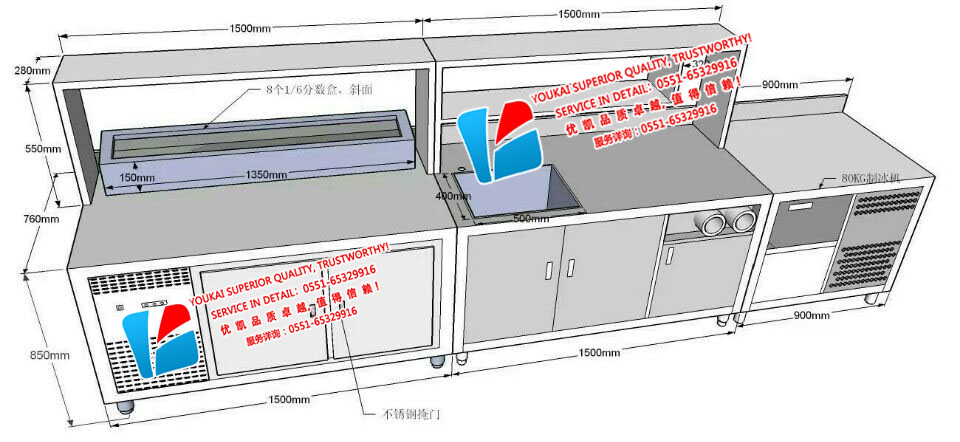 定制水吧工作臺(tái)-S007