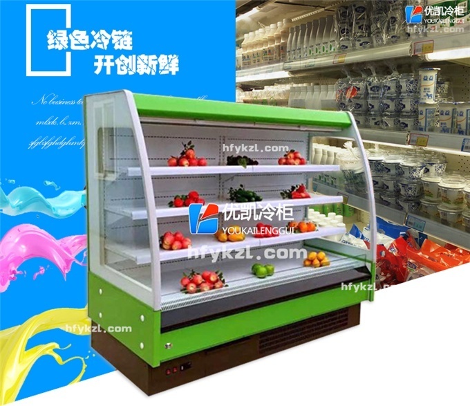 LF-DH大弧形水果風(fēng)幕柜